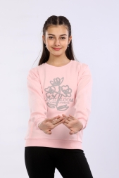 KIZ 5/8 YAŞ ÇİÇEK NAKIŞLI SWEAT