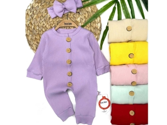 KIZ 3/12 AY BANDANALI DÜĞMELİ FİTİLLİ TULUM