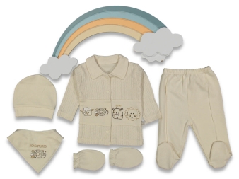 UNISEX 1/3 AY HAYVANLAR ALEMİ 5Lİ SET