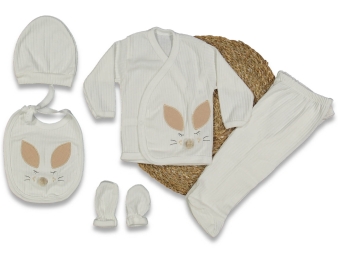 ERKEK 1/3 AY KULAKLI 5 Lİ ZIBIN SET 