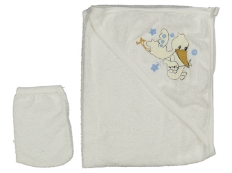 UNISEX 1/36 AY LEYLEK NAKIŞLI DOKUMA HAVLU SİLGİ