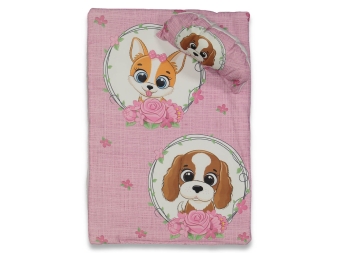 UNISEX 1/1 AY KEDİ KÖPEK  BASKILI ALT AÇMA