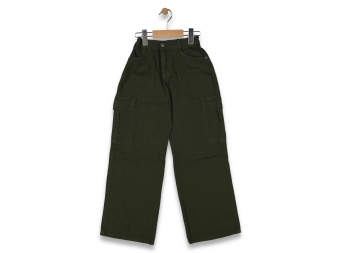 KIZ 6/10 YAŞ PİEFTİ KARGO CEPLİ PANTOLON