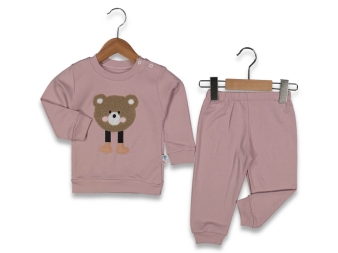 KIZ 6/18 AY SÜZİNE AYICIKLI 2Lİ TAKIM