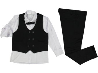 ERKEK 6/9 YAŞ PLANET 6 DÜĞME  YELEKLİ TAM TAKIM