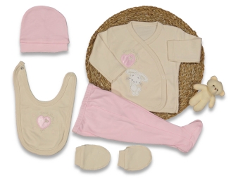 UNISEX 1/3 AY ZUHU5 BALONLU TAVŞAN ZIBIN SET