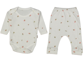 KIZ 3/9 AY LALE KOLLU 2Lİ BADİ TAKIM 