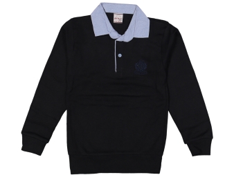 ERKEK 5/14 YAŞ P ARMA NAKIŞLI PATLI SWEAT MAVİ