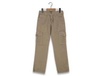 KIZ 8/12 YAŞ KARGO CEPLİ PFD RENKLİ KIZ PANTOLON