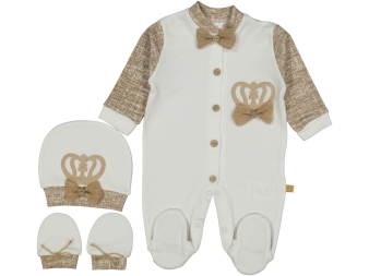 ERKEK 3/9 AY KRAL TAÇLI KETEN TULUM SET