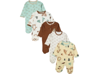 ERKEK 3/3 AY AYI KİRPİ BASKILI TULUM