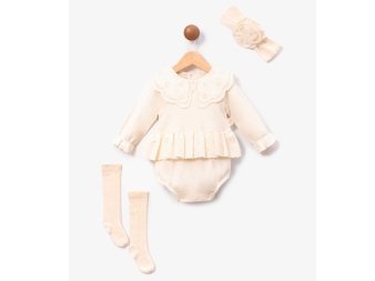 KIZ 3/9 AY ELİTE KIZ ROMPER