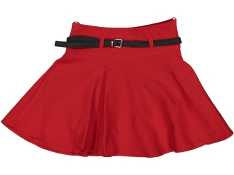 KIZ 5/8 YAŞ KEMERLİ KLOŞ ETEK 