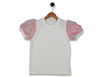 KIZ 9/12 YAŞ KOLU GÜLLÜ  BADİ