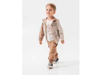 ERKEK 2/5 YAŞ ASLAN NAKIŞLI CEKETLİ TAKIM 