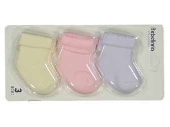 KIZ KARIŞIK DESEN HAVLU PVC 12Lİ ÇORAP