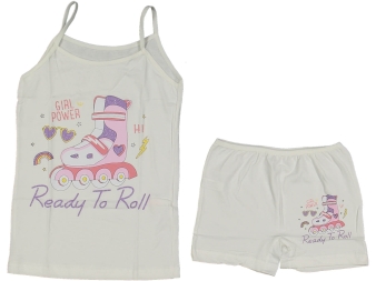 KIZ 6/7 YAŞ BASKILI BOXER TAKIM