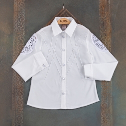 5-8 YAŞ KIZ ÇOCUK OKUL GÖMLEĞİ