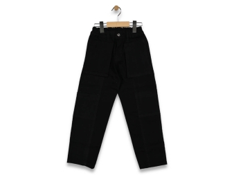 KIZ 5/8 YAŞ BEL LASTİKLİ TORBA CEPLİ KOT PANTALON