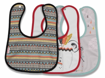 BEBE KIZILDERİLİ  BASKI 3 LÜ ÖNLÜK