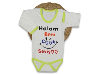 UNISEX 1/36 AY 40/1 PENYE UZUN KOLLU HALAM YAZILI 