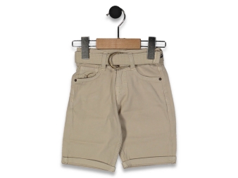 ERKEK 9/12 YAŞ KEMERLİ KETEN KAPRİ