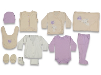 UNISEX 1/3 AY BALONLU TAVŞAN 11 Lİ SET