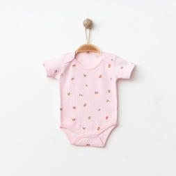 UNISEX 1/9 AY LALE YARIM KOL KÜÇÜK BADİ