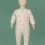 UNISEX 1/9 AY SEVİMLİ KİRPİ DESENLİ TULUM