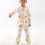 UNISEX 9/24 AY POOH BASKILI  PİJAMA TAKIM