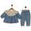 KIZ 9/24 AY KOT ELBİSE KOT PANTOLON 2\'Lİ TAKIM