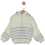 UNISEX 12/24 AY KAPŞONLU ÇİZGİLİ TRİKO HIRKA