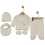 UNISEX 1/3 AY SEVİMLİ FİL VE ZÜRAFA 5 Lİ ZIBIN TAK
